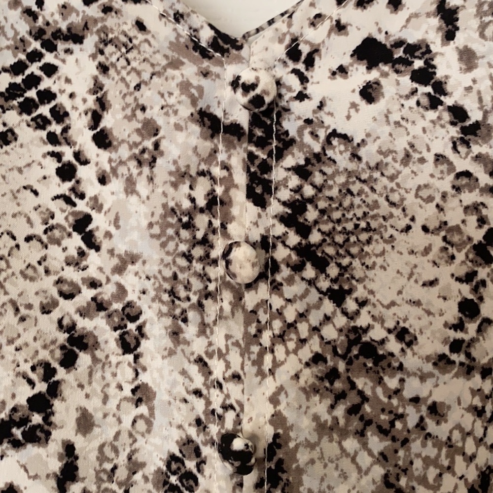Python snake print cami top - Picture 4 of 5